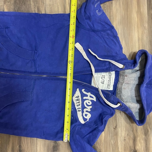 Aeropostale Y2K Dark Blue Hoodie - Picture 5 of 5
